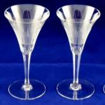 Čtyři likérové skleničky Čtyři likérové skleničky