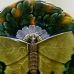 Malovaný talíř s motýlem Malovaný talíř s motýlem