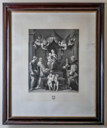 Mědirytina s náboženským motivem Mědirytina s náboženským motivem