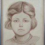 Portrét dívky - Prague 1931 Portrét dívky - Prague 1931