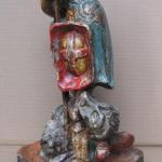 Sv. Jiří s drakem ( dřevořezba )  Sv. Jiří s drakem ( dřevořezba )