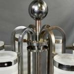 Velký niklový lustr – Bauhaus, 1930 Velký niklový lustr – Bauhaus, 1930