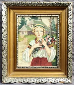 Dívka v kroji  Dívka v kroji