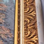 Lesní krajina s potokem 177 X 142 cm Signováno Lesní krajina s potokem 177 X 142 cm Signováno