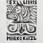 Olga Čechová - Pět ex libris ( 3 x 1976, 1 x 1973  Olga Čechová - Pět ex libris ( 3 x 1976, 1 x 1973