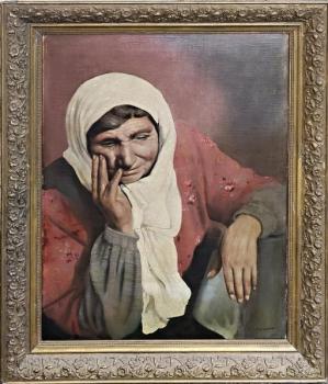 Horn Julius : Cikánka, romská žena Horn Julius : Cikánka, romská žena