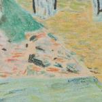 Barevná kresba – venkovská ulice Barevná kresba – venkovská ulice