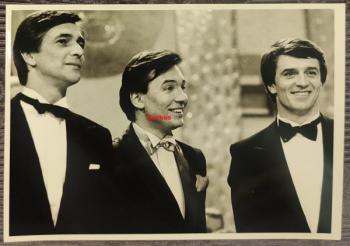 Fotografie Karel Gott , V. Harapes , J. Bartoška  Fotografie Karel Gott , V. Harapes , J. Bartoška