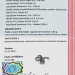 Platinový prsten s diamanty 0,98 ct - certifikován Platinový prsten s diamanty 0,98 ct - certifikován