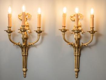 Párové nástěnné lampy / apliky Klasicismus Párové nástěnné lampy / apliky Klasicismus