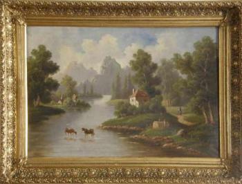 Romantická krajina Romantická krajina