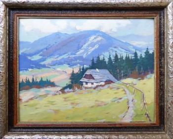 Jindřich Edel (1872-1946) - Chalupa pod horami Jindřich Edel (1872-1946) - Chalupa pod horami
