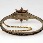 Náramek s českými granáty  Náramek s českými granáty