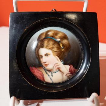 Miniatura, malba na porcelánu Miniatura, malba na porcelánu