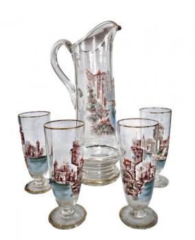 PIVNÍ SET RUČNĚ MALOVANÝ PIVNÍ SET RUČNĚ MALOVANÝ