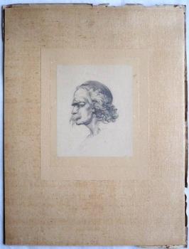 František Bohumír Zvěřina - Portrét muže s knírem František Bohumír Zvěřina - Portrét muže s knírem