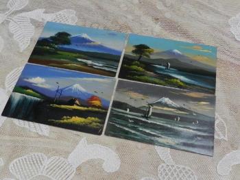 Ručně malované pohlednice - Japonsko Ručně malované pohlednice - Japonsko