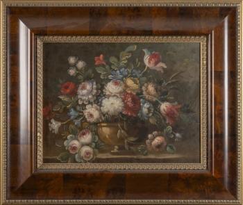 39. Kytice růží a tulipánů ve váze 39. Kytice růží a tulipánů ve váze