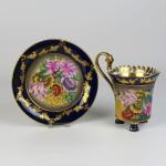 Koflík s miskou, Sevres, Francie Koflík s miskou, Sevres, Francie