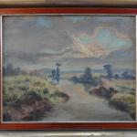 Albín Novotný - Potok při západu slunce Albín Novotný - Potok při západu slunce