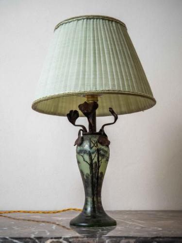 Secesní lampička André Delatte Nancy Secesní lampička André Delatte Nancy