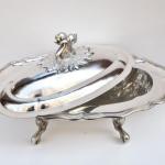 Stříbrná barokní mísa Stříbrná barokní mísa