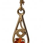 ZLATÉ NÁUŠNICE S OHNIVÝM OPÁLEM ZLATÉ NÁUŠNICE S OHNIVÝM OPÁLEM