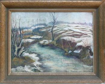 Obraz jarní krajina  Obraz jarní krajina