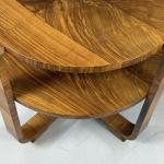 Konferenční kulatý stolek, Art Deco, 1930s Konferenční kulatý stolek, Art Deco, 1930s