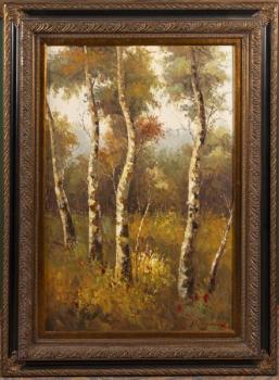 151. Krajina s břízami 151. Krajina s břízami