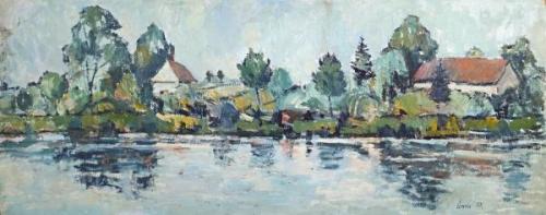 Oboustranná malba, sign. Červenka, dat. 1971/78 Oboustranná malba, sign. Červenka, dat. 1971/78