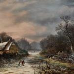 Charles Leaver (1824–1888) – Zimní krajina Charles Leaver (1824–1888) – Zimní krajina