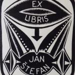 Václav Houf - Exlibris Jan Štefan 1. Václav Houf - Exlibris Jan Štefan 1.