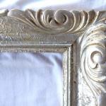Stříbrný rám s řezanými rohy Stříbrný rám s řezanými rohy