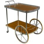 Servírovací stolek, Maison Jansen, 1960s Servírovací stolek, Maison Jansen, 1960s