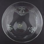 Secesní vysoká sklenička na šampaňské Secesní vysoká sklenička na šampaňské