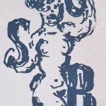 Jan Bauch - Nahá žena s písmeny Jan Bauch - Nahá žena s písmeny