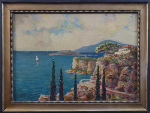 Mořské pobřeží s domem Mořské pobřeží s domem