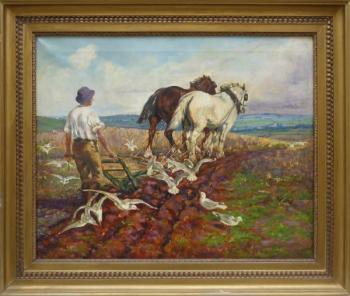 Eduard Jeřábek - Při orbě Eduard Jeřábek - Při orbě