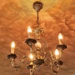 Stylový lustr s onyxem Stylový lustr s onyxem