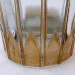 Malá sklenička s obloučky a zlatými věžemi Malá sklenička s obloučky a zlatými věžemi