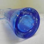 Autorská modrá váza bublinkami - Karel Wunsch Autorská modrá váza bublinkami - Karel Wunsch
