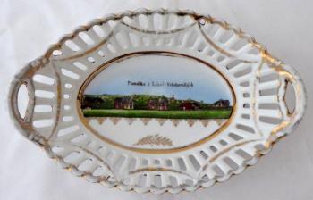 Porcelánový košíček - Lázně Velichovky Porcelánový košíček - Lázně Velichovky