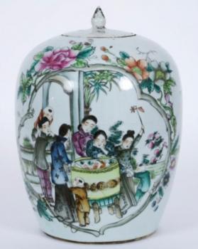 Čínská zásobnice na zázvor Výška 30,5 cm Čínská zásobnice na zázvor Výška 30,5 cm