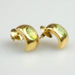 Zlaté náušnice s peridoty Zlaté náušnice s peridoty