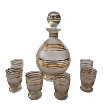 LIKÉROVÁ SOUPRAVA Z ČIRÉHO SKLA LIKÉROVÁ SOUPRAVA Z ČIRÉHO SKLA