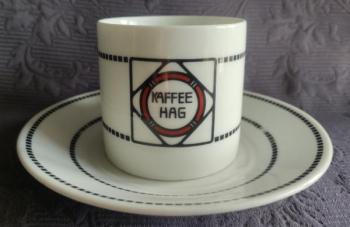 Šálek s podšálkem Kaffee Hag , zn. Rosenthal Šálek s podšálkem Kaffee Hag , zn. Rosenthal