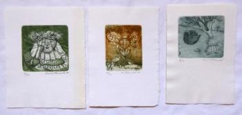 Anna Khunová - Včelka, Myška, Ex libris Anna Khunová - Včelka, Myška, Ex libris