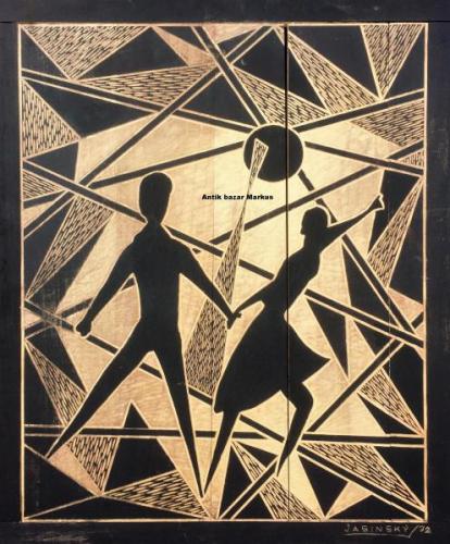 Jasinský M : Taneční pár, dat. 1972 Jasinský M : Taneční pár, dat. 1972