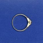 Au 585/1000, 2,45 g, brilliant cut diamond 0,10 ct Au 585/1000, 2,45 g, brilliant cut diamond 0,10 ct